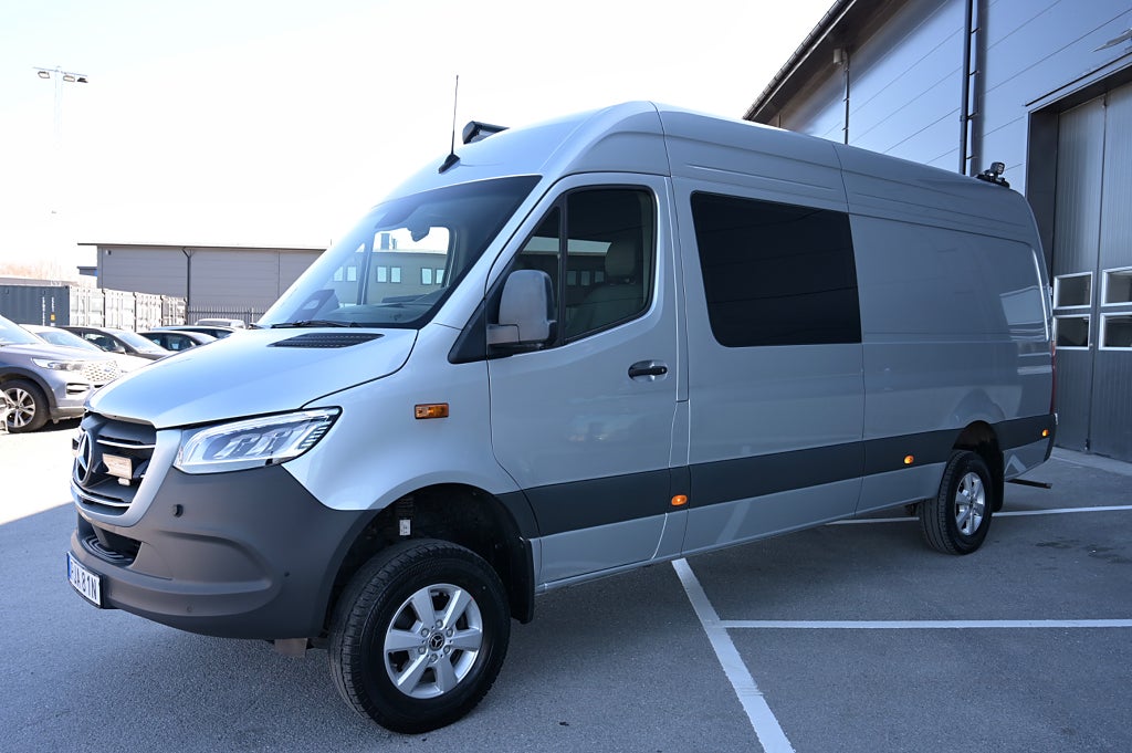 Mercedes-Benz Sprinter Mixto 319 CDI 4x4 Lång MOMS SN-Byggd Bodel 190hk