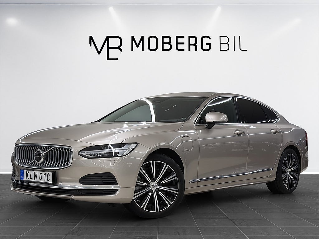 Volvo S90 Recharge T8 AWD 456hk Plus Bright Läder B-Kamera MOMS