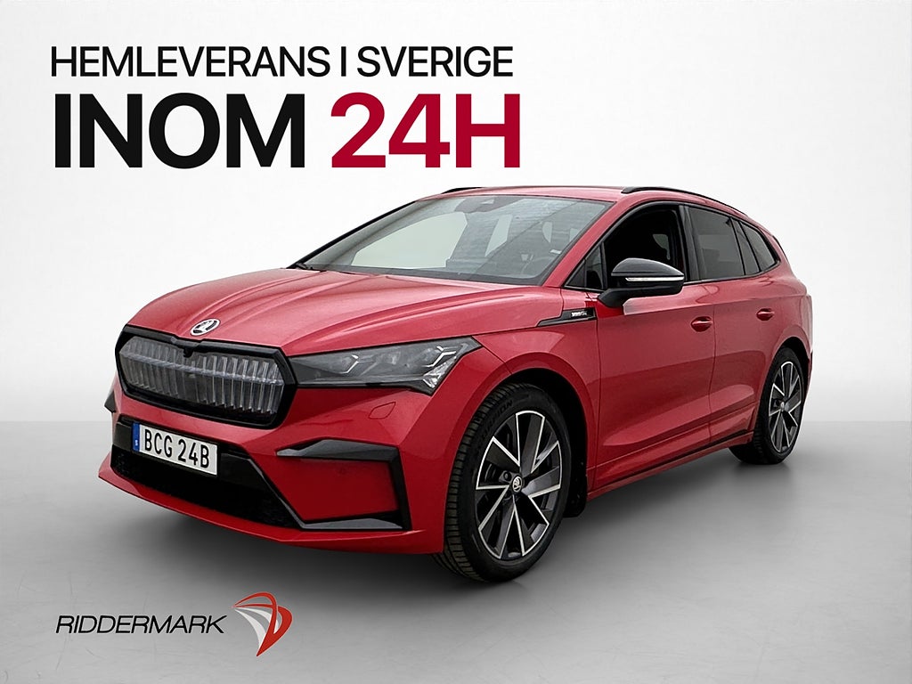 Skoda Enyaq 80x 265hk Sportline Dragkrok Kamera CarPlay