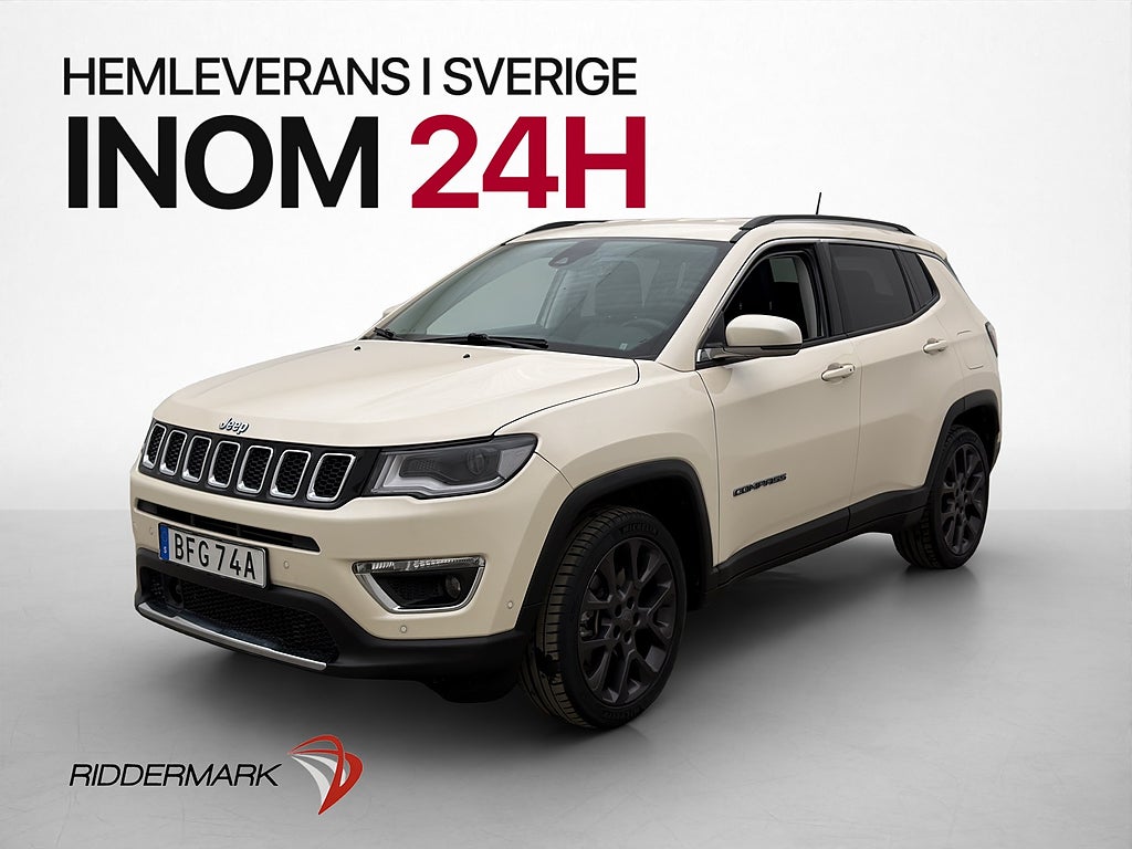 Jeep Compass 4xe 190hk Kamera Rattvärme Navi Dragkrok