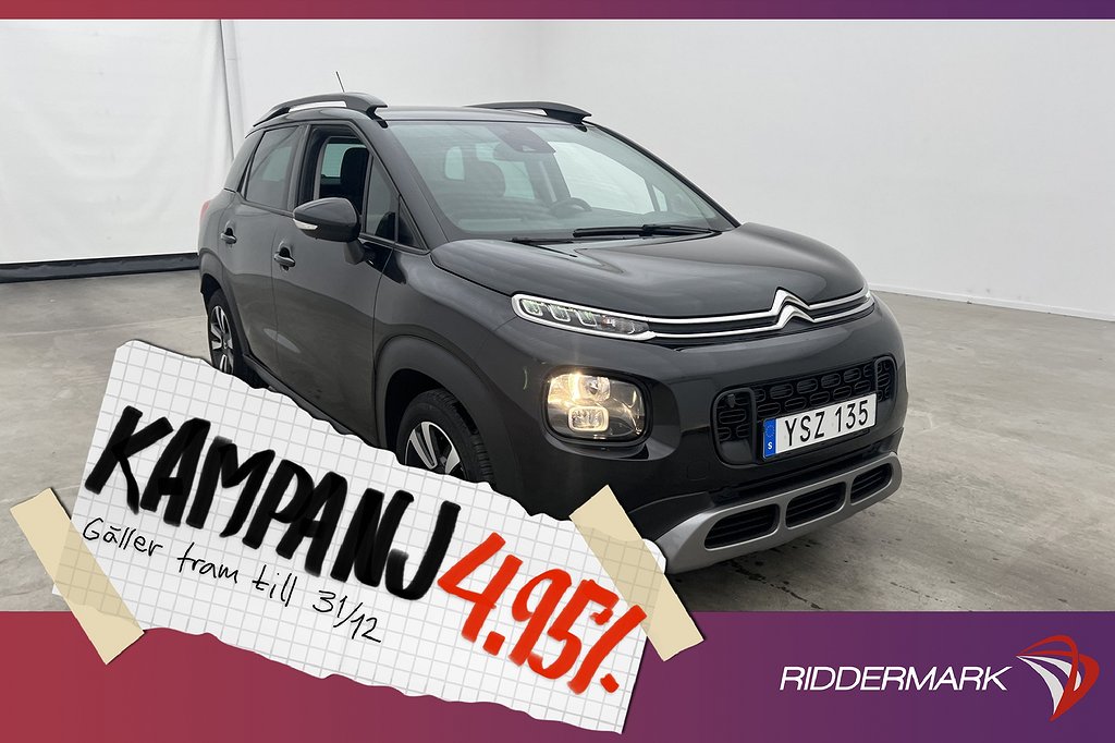 Citroën C3 Aircross 1.2 82hk Sensorer CarPla 4,95% Ränta