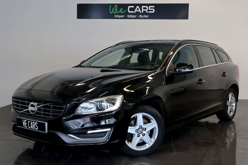 Volvo V60 D4 Momentum Euro 6 GPS VoC Dragkrok Rattvärm 181hk