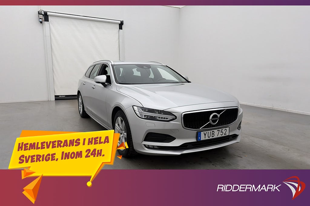 Volvo V90 D4 Momentum Värmare Halvskinn Kamera Navi Drag