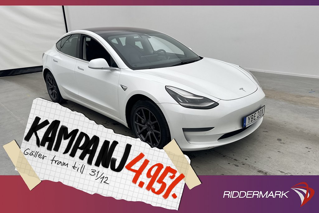 Tesla Model 3 Long Range AWD FSD Dragkrok 4,95% Ränta