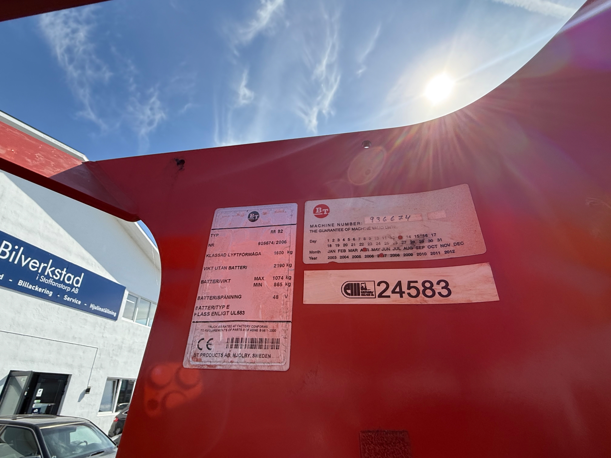 Abarth 500 Skjutstativtruck 2000KG 2008, bild 7/10