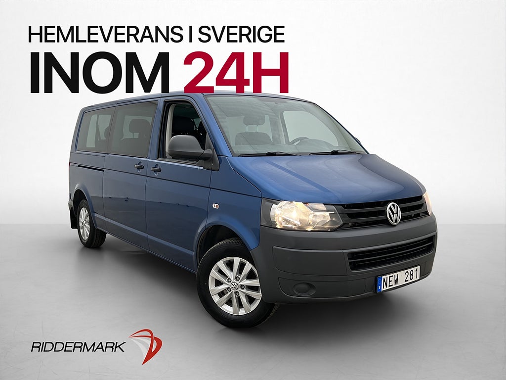 Volkswagen Caravelle Lång Värmare Drag Farthållare 9-Sits