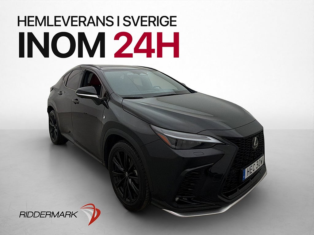 Lexus NX 450h+ F Sport Pano 360°  Head-Up Ventilerade MOMS