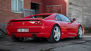 Ferrari F355 har genom åren körts 6 550,9 mil. Foto: Collecting Cars 