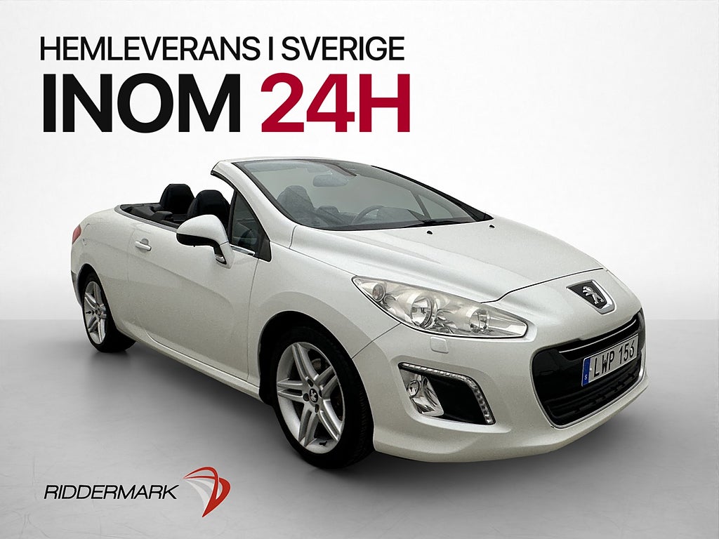 Peugeot 308 CC 156hk Cabriolet Sensorer Skinn Farthållare
