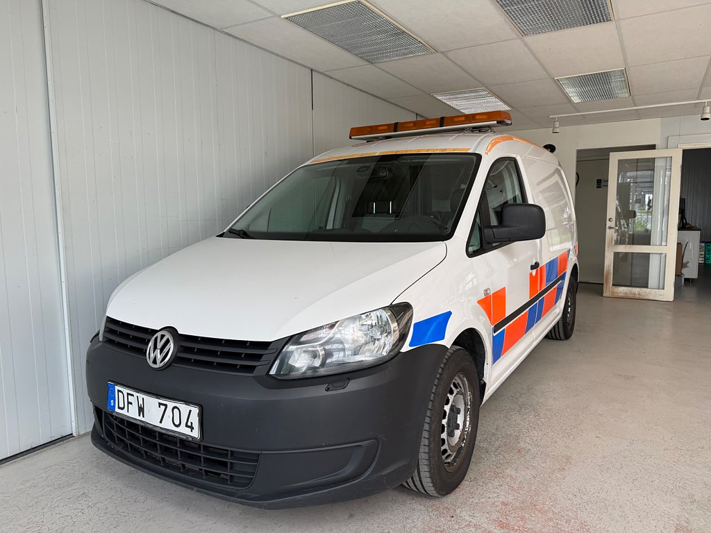 Volkswagen Caddy Maxi 1.6 TDI Drag D-Värmare M-Värmare Verkstadsinredning