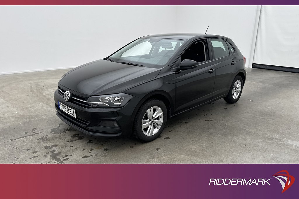 Volkswagen Polo 1.0 TSI 95hk Sensorer Låg-skatt 0,47L/mil