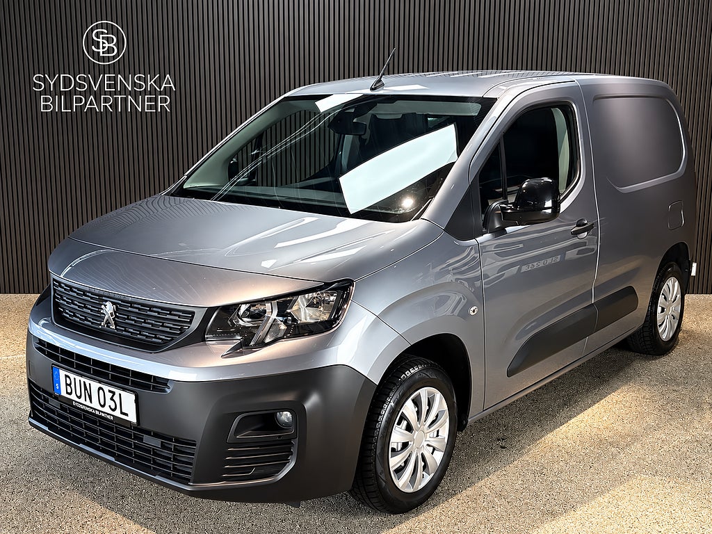 Peugeot Partner L1 1.5 BlueHDi 100HK | Blackstone | Pro |Värmare | Drag