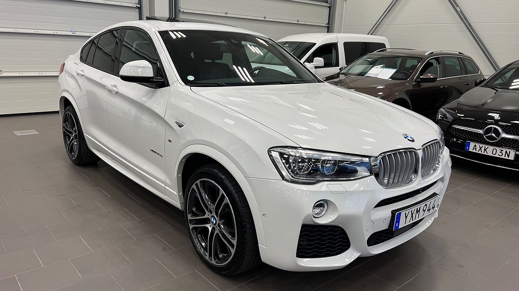 BMW X4 xDrive30d M Sport HUD GPS Glas tak 1-Ägare