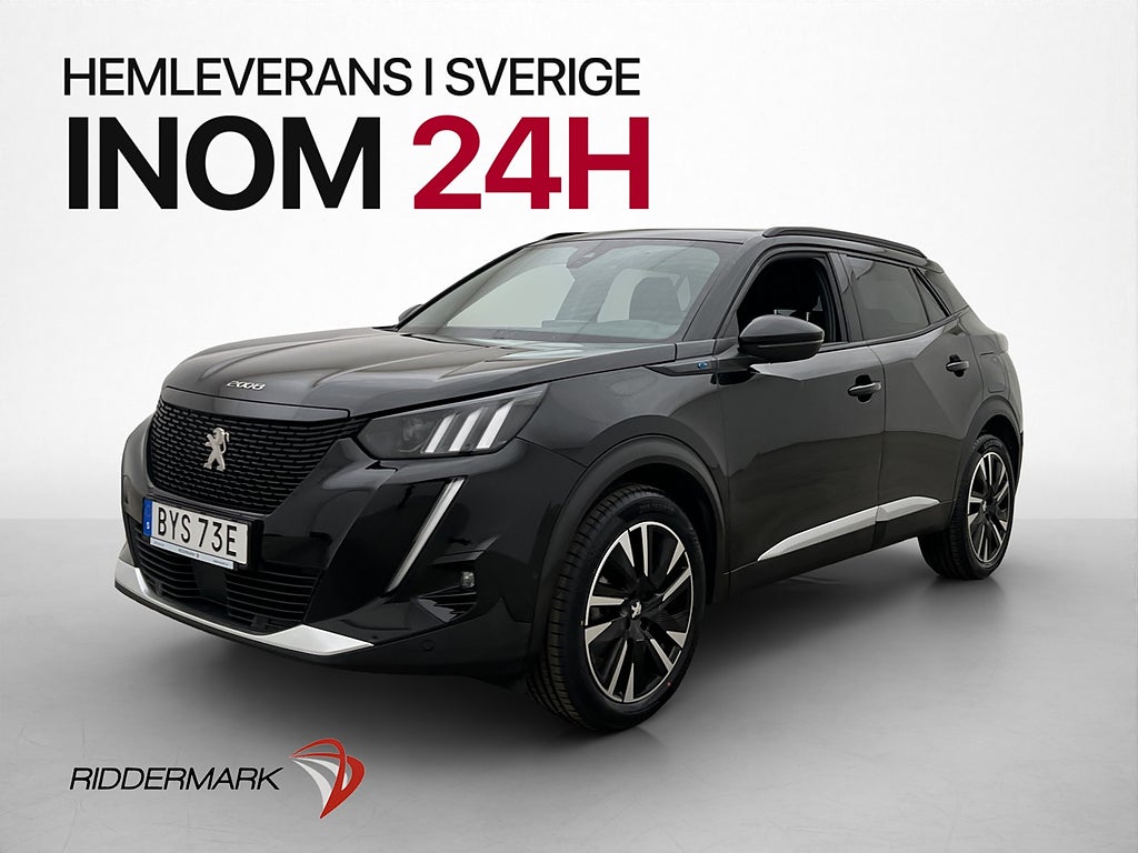 Peugeot E-2008 50 kWh 136hk GT Kamera Navi Halvskinn MOMS