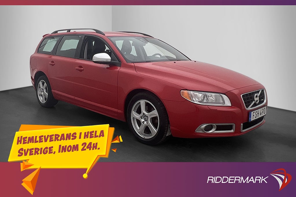 Volvo V70 D3 R-Design D-Värmare P-Sensorer Skinn Dragkrok