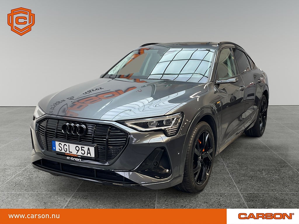 Audi E-Tron *Inkommande* Sportback 55 Q Sline Black Edition B&O Matrix 