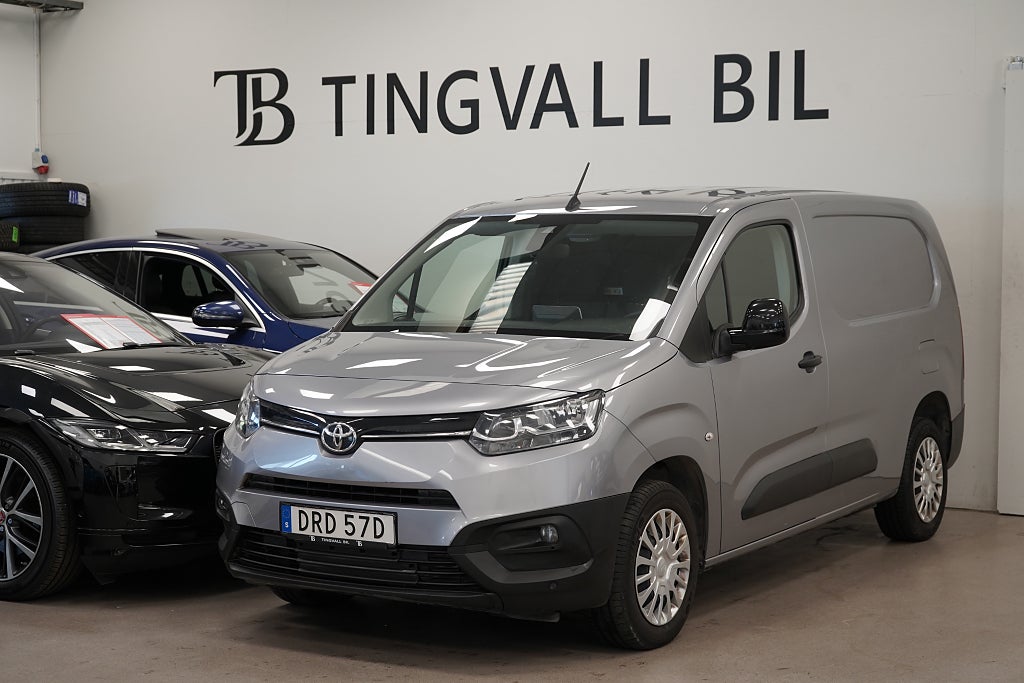 Toyota ProAce City 1.2 AUTO B-KAMERA L2 SOMMAR & VINTERHJUL Euro 6