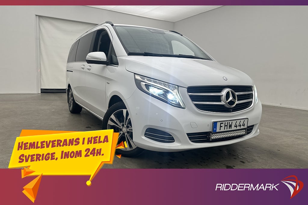 Mercedes-Benz V 220 Avantgarde Värmare Skinn 360° El-Dörrar
