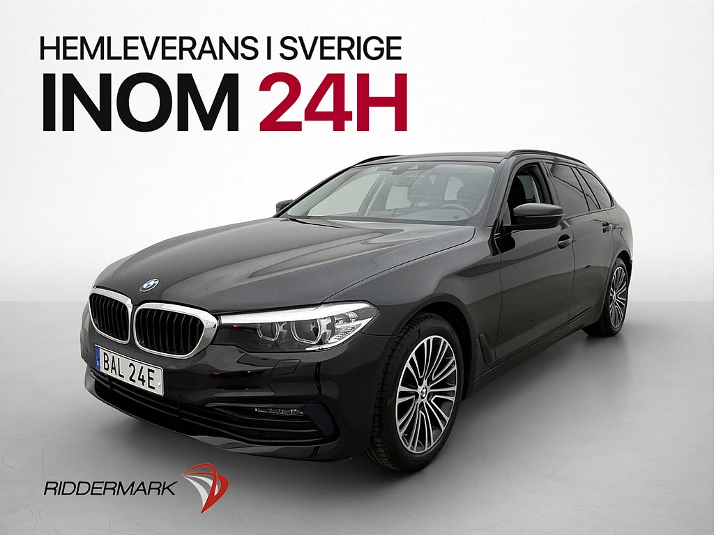 BMW 520d xDrive Touring 190hk Sport Line Drag Skinn Kamera