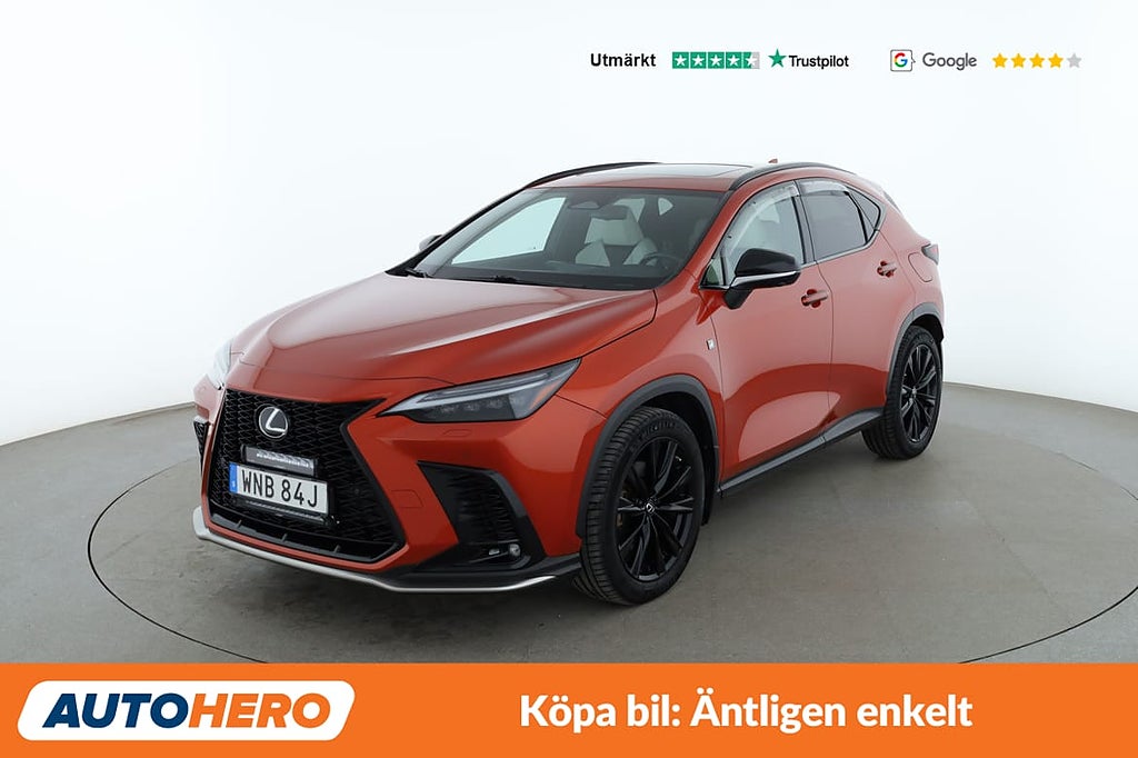Lexus NX 450h+ F Sport AWD / 360, Panorama, HUD, Dragkrok