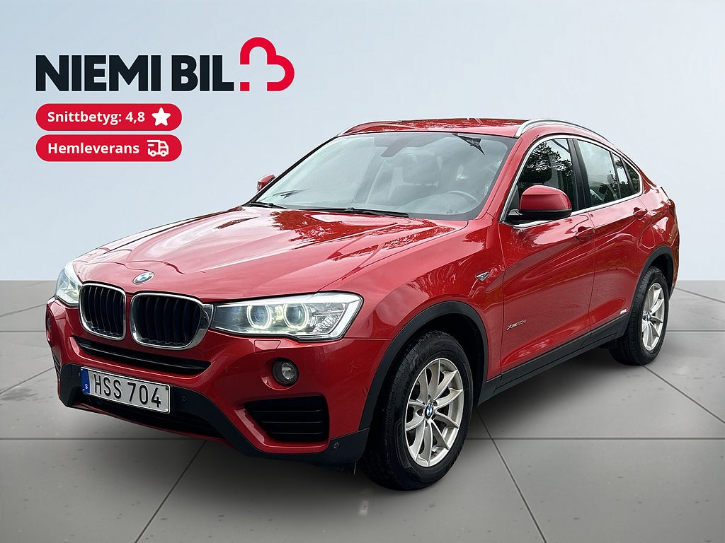 BMW X4 xDrive20d Steptronic Drag/MoK/SoV-hjul/Kamera/Navi