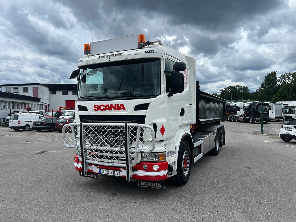 Scania R500 V8 6x2*4 Manuell Växellåda, Lastväxlare inkl flak