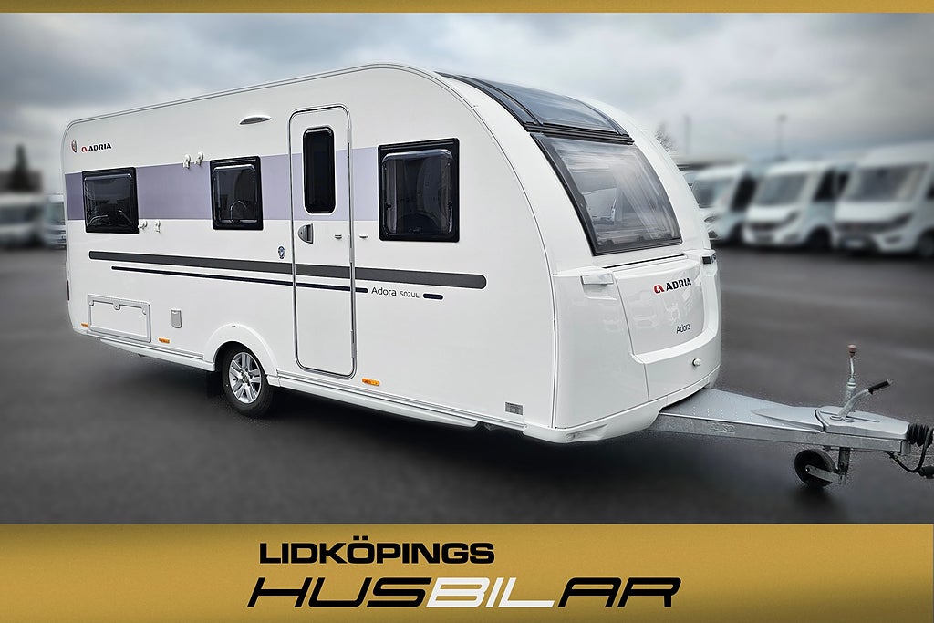 Adria ADORA 502UL ALDE Förtält Solceller mm 