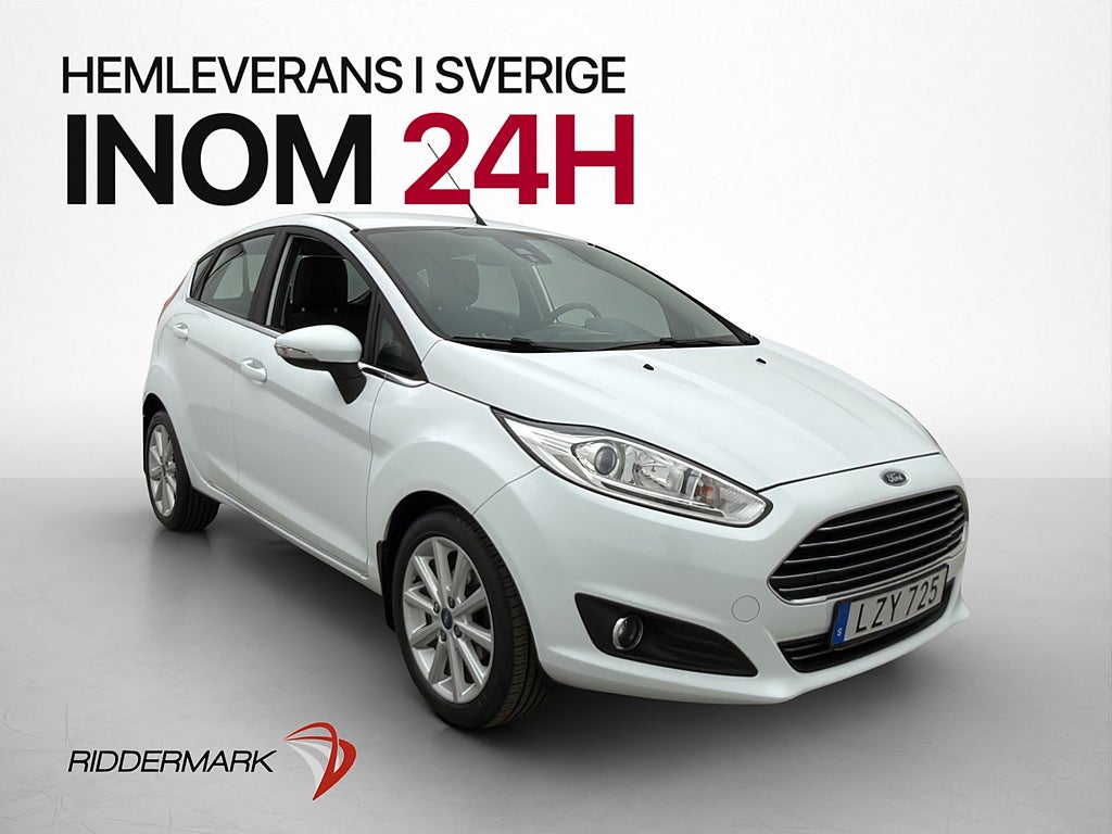 Ford Fiesta EcoBoost 100hk Titanium 0.46l/mil Låg-Årsskatt