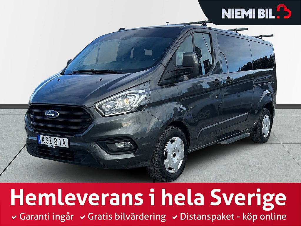 Ford Transit Custom 320 Kombi 2.0 9-sits/MOMSDrag/Kamera/SoV-däck