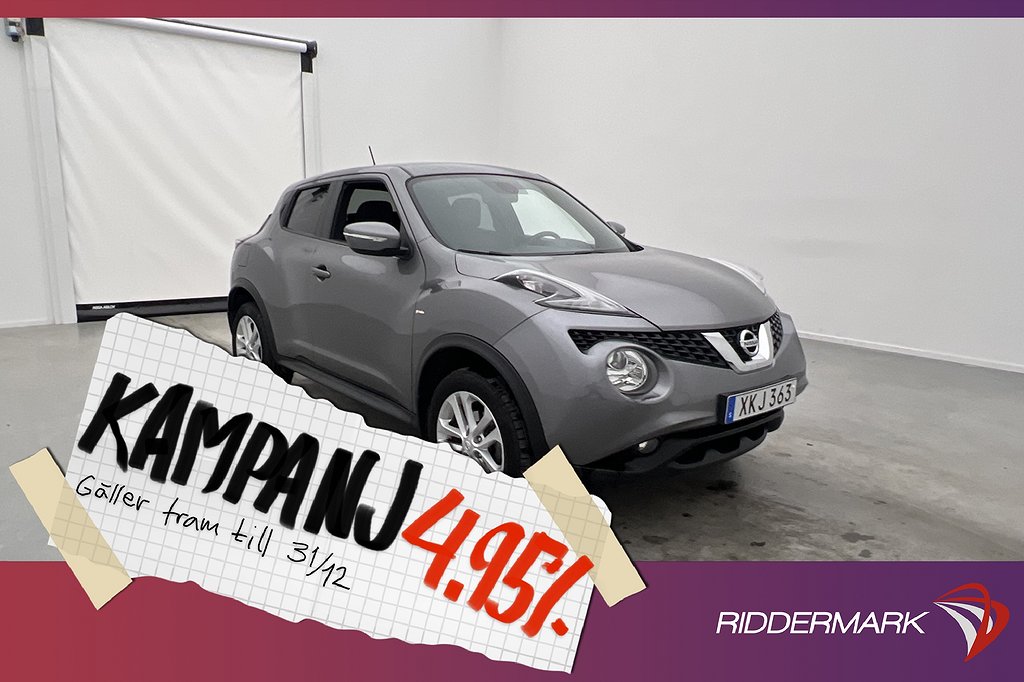 Nissan Juke 1.6 XTRONIC 117hk N-Connect Navi 4,95% Ränta