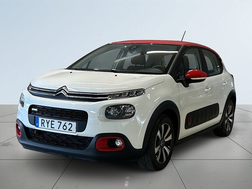 Citroën C3 1.2 PureTech 82hk Mvärmare P-sens Bytt Kamrem S&V-däck