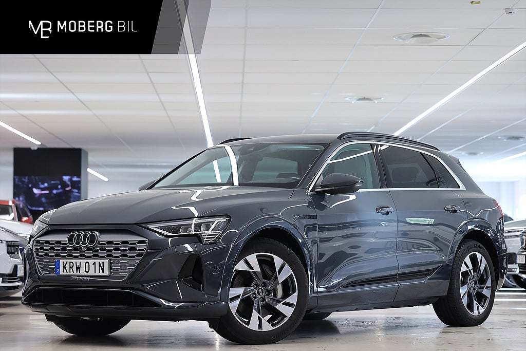 Audi Q8 55 e-tron Q 408hk Helg på Moberg! Proline B&O Keyless Drag MOMS