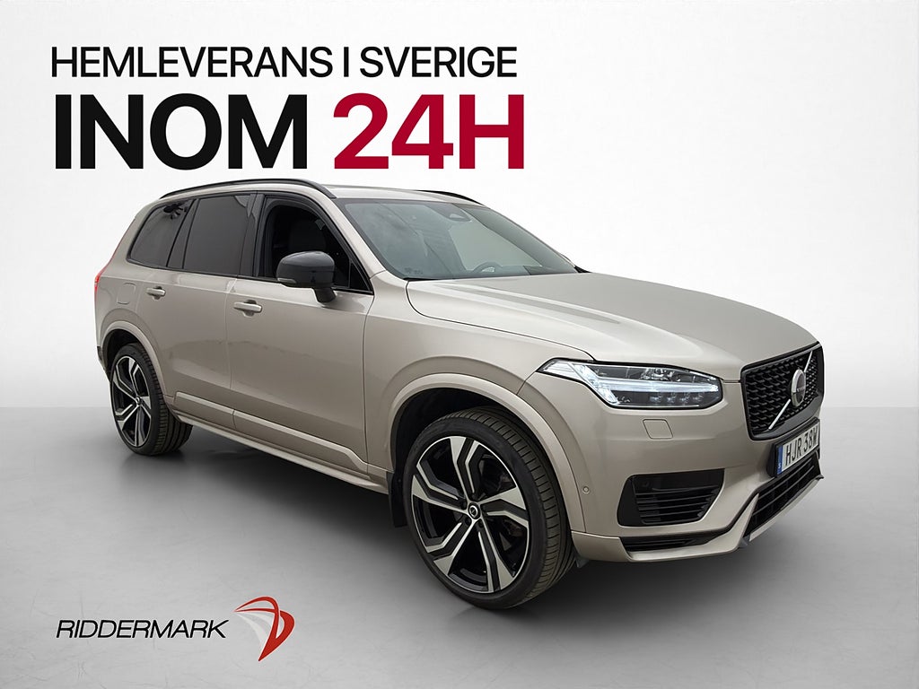 Volvo XC90 Recharge T8 Ultimate Dark B&W Luftfjädring Drag