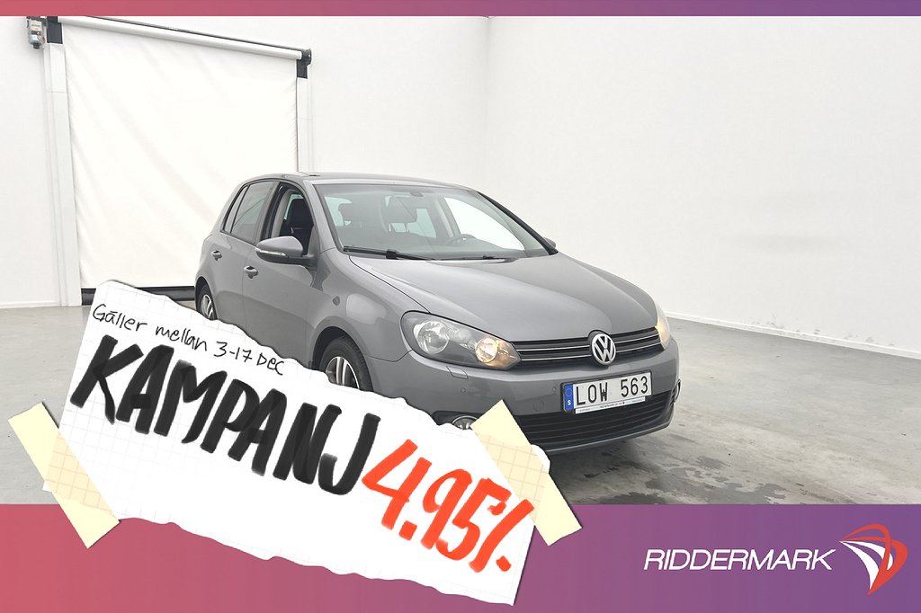 Volkswagen Golf 1.6 TDI 105hk Sk 4,95% Ränta