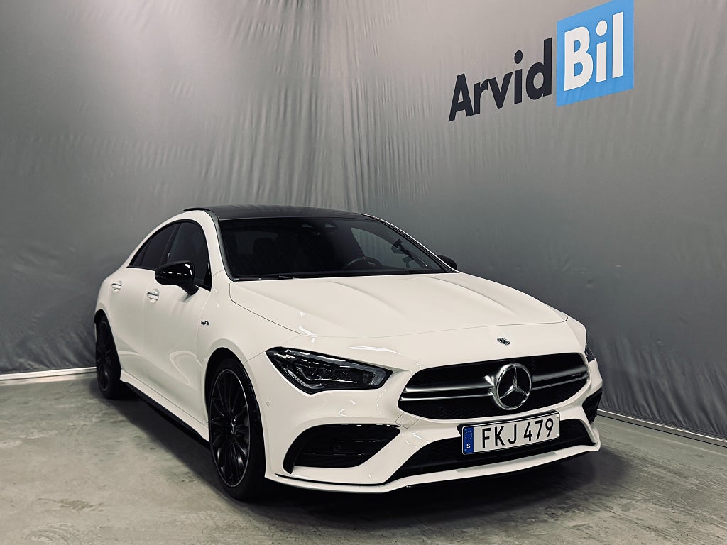 Mercedes-Benz AMG CLA 35 Sedan 4M 1-Brukare, Omfattande utrustning 306hk 3,95% 
