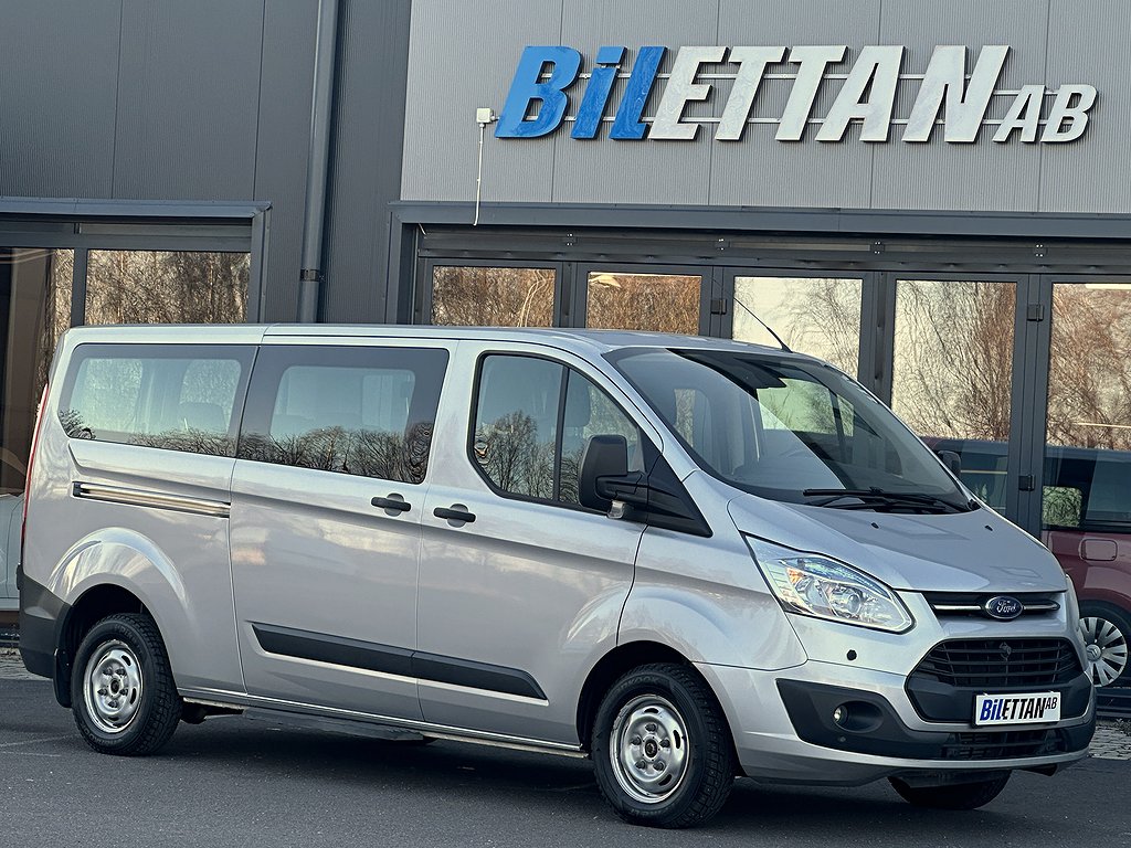 Ford Transit Custom 300 Kombi 2.2 TDCi 9sits L2H1 Lång model