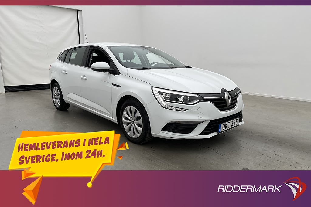Renault Mégane Sport Tourer 95hk Sensorer Farthåll 0,39l/mil