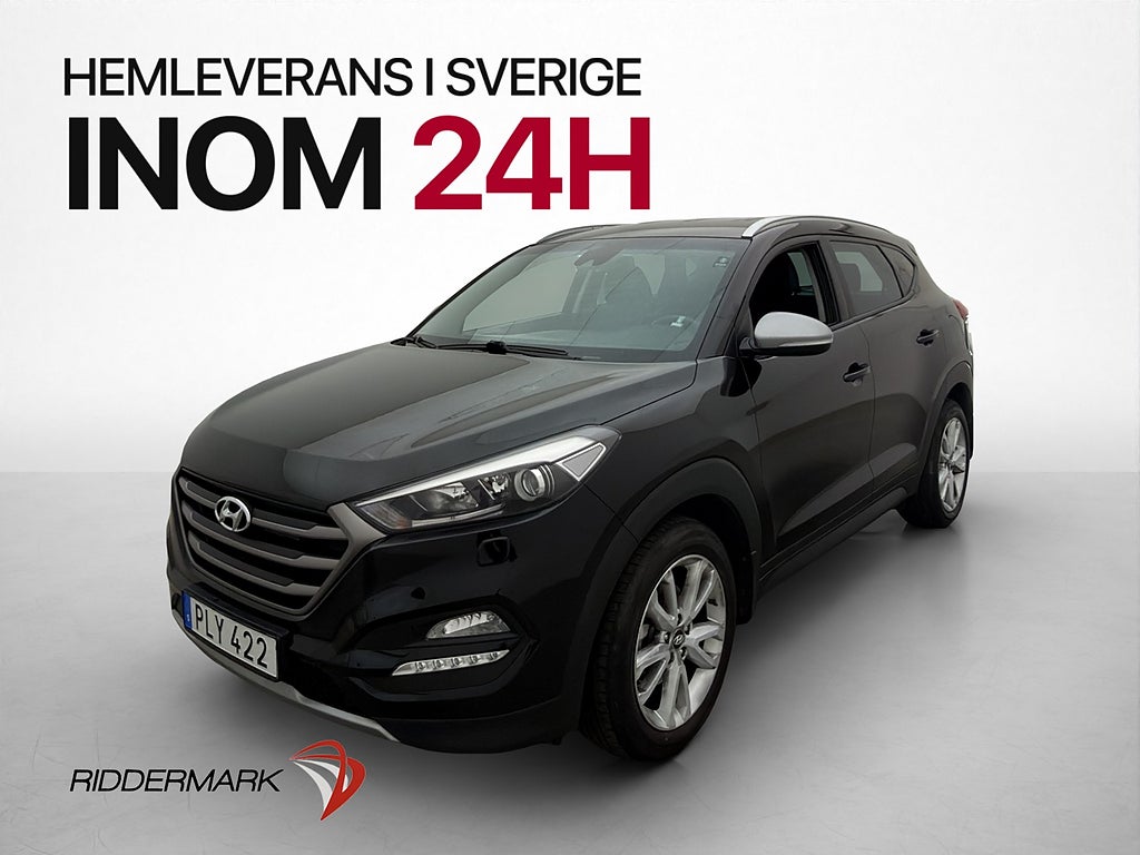 Hyundai Tucson 1.6 T-GDI 177hk 0.71l/mil Kamera Navi Rattvär