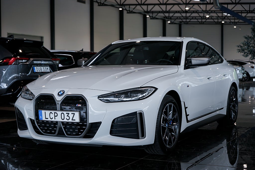 BMW i4 M50 xDrive Gran Coupé M Sport 544hk Drag 360 kamera 