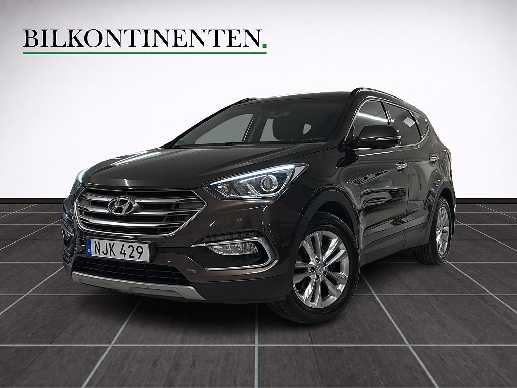 Hyundai Santa Fe 2.2 CRDi 200hk 4WD Rattvärme Elstol Dragkrok Välservad