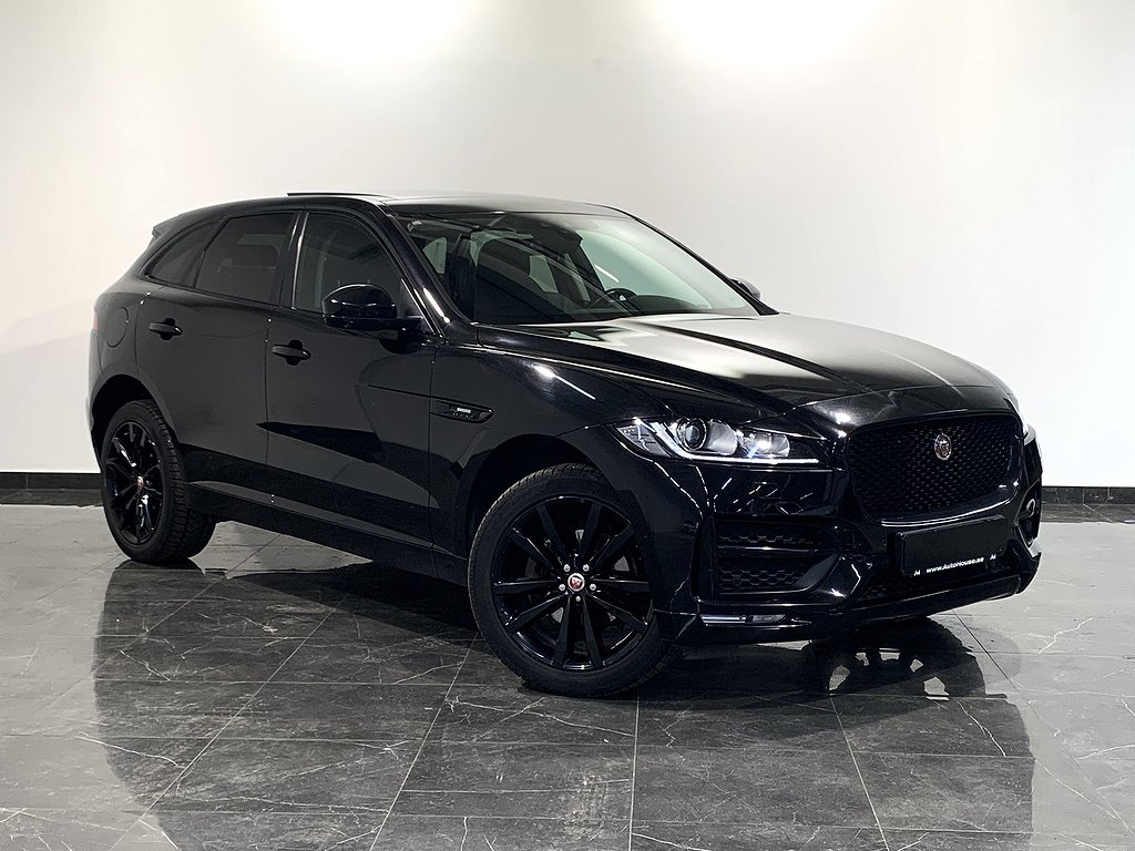 Jaguar F-Pace 20d 180HK AWD R-SPORT BLACK PACK PANORAMA DRAG