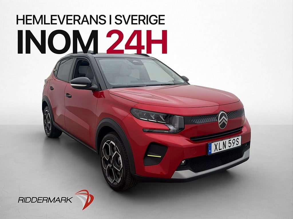 Citroën E-C3 113hk Cockpit Kamera Navi Farthållare CarPlay