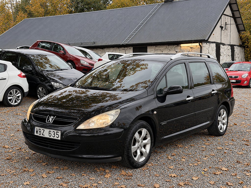 Peugeot 307 SW 2.0, Griffe edition, nybesiktad, skinn, pano, 136hk