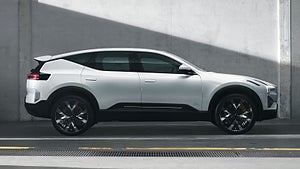 Polestar 3 får en räckvidd på upp emot 61 mil enligt WLTP. Foto: Polestar