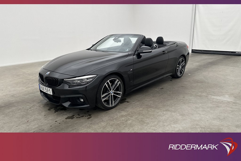 BMW 430 i Convertible 252hk M Sport HiFi HUD Sensorer Navi