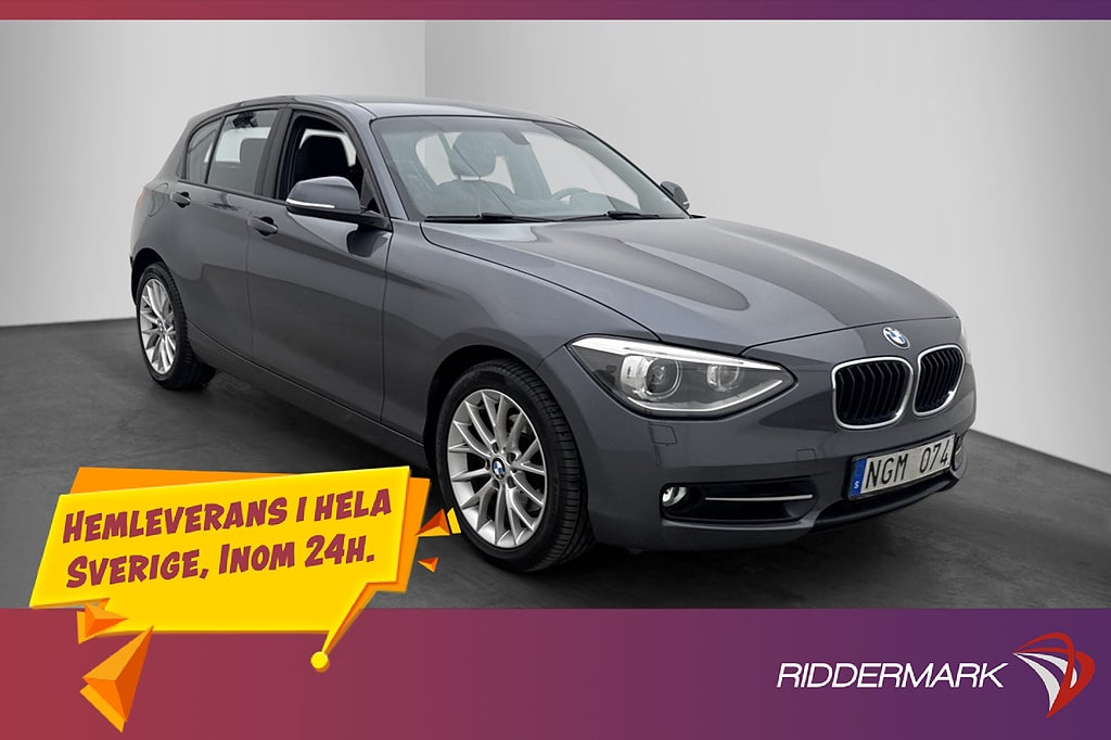 BMW 120 D xDrive 184hk Sport line HiFi P-Sensorer Keyless
