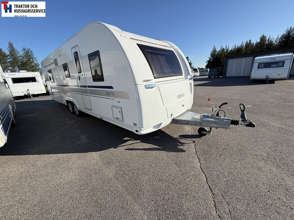 Adria ALPINA 743 UP i superfint skick med AC och solcell -14
