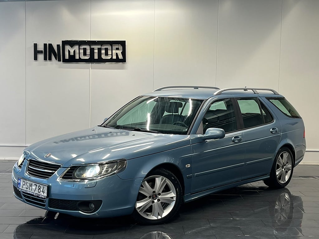 Saab 9-5 SportCombi 2.3t Vector |1Ägare|DRAG|Skinn|EL-Stol|NyBes