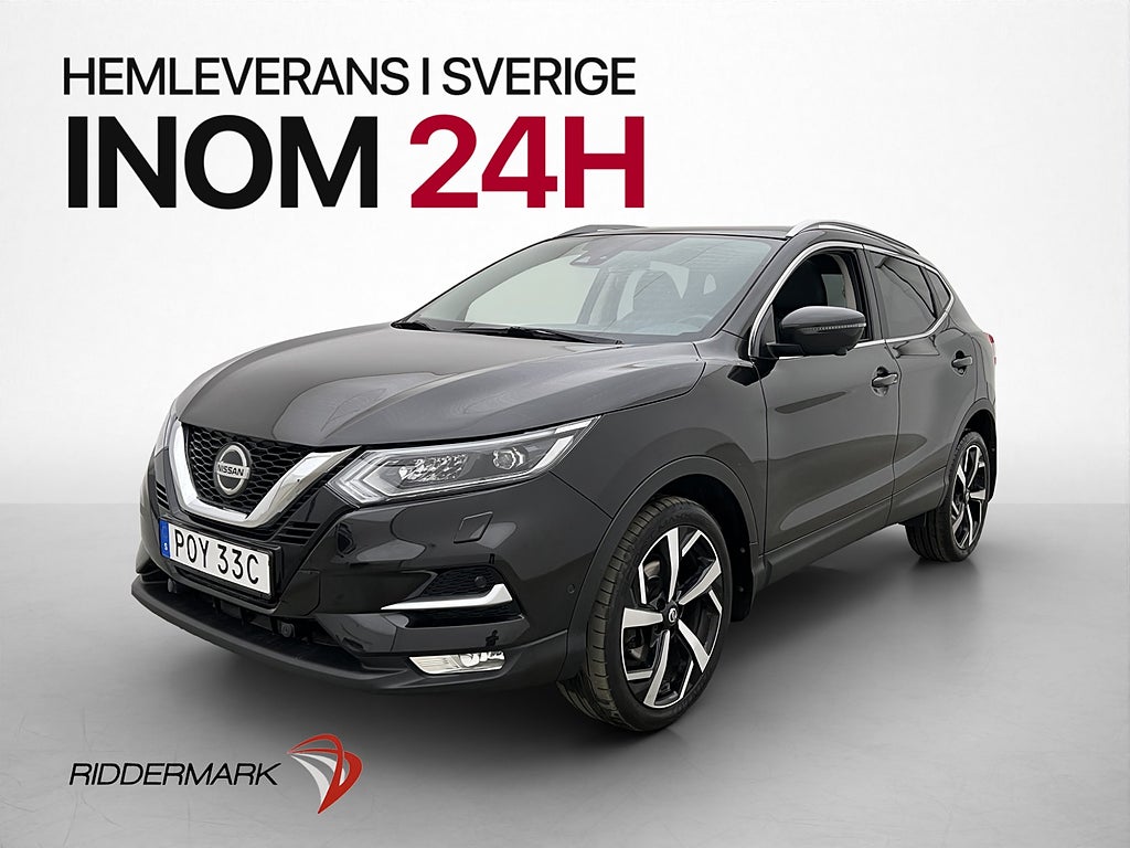 Nissan Qashqai 1.3 DIG-T 160hk Tekna Design Pano 360° Elstol