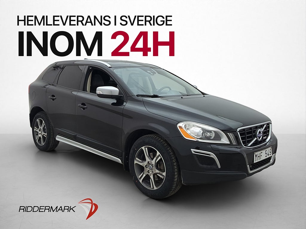 Volvo XC60 D5 AWD 215hk R-Design Värmare Drag Pano Skinn